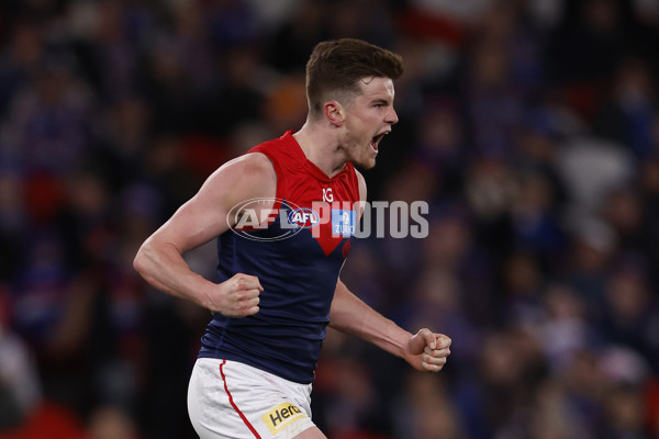 AFL 2024 Round 21 - Footscray v Melbourne - A-52450036