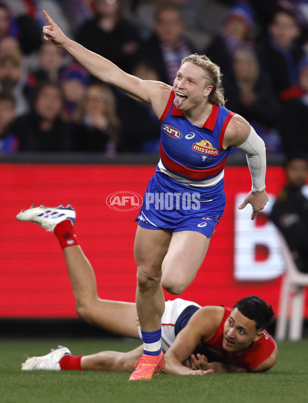 AFL 2024 Round 21 - Footscray v Melbourne - A-52451753