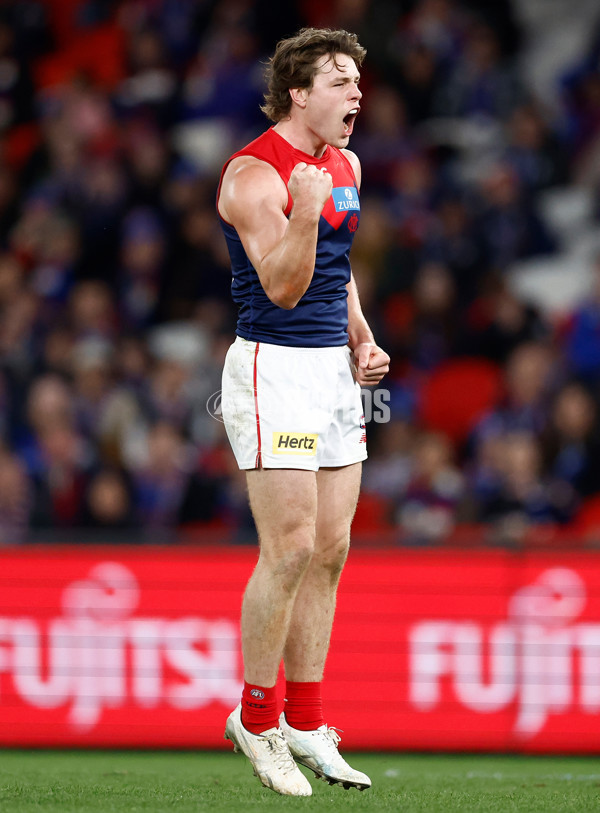 AFL 2024 Round 21 - Footscray v Melbourne - A-52451765