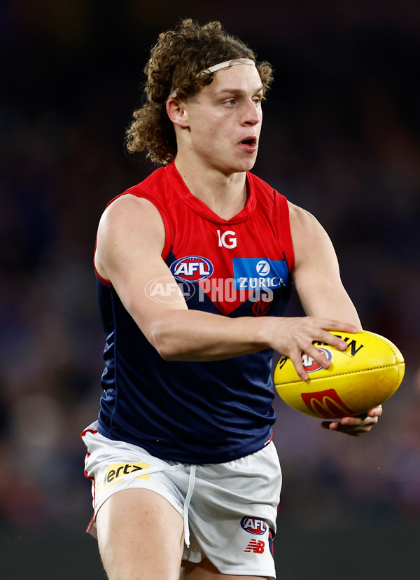 AFL 2024 Round 21 - Footscray v Melbourne - A-52451783