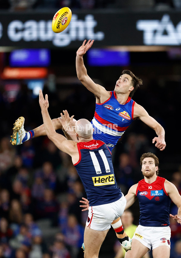 AFL 2024 Round 21 - Footscray v Melbourne - A-52452375