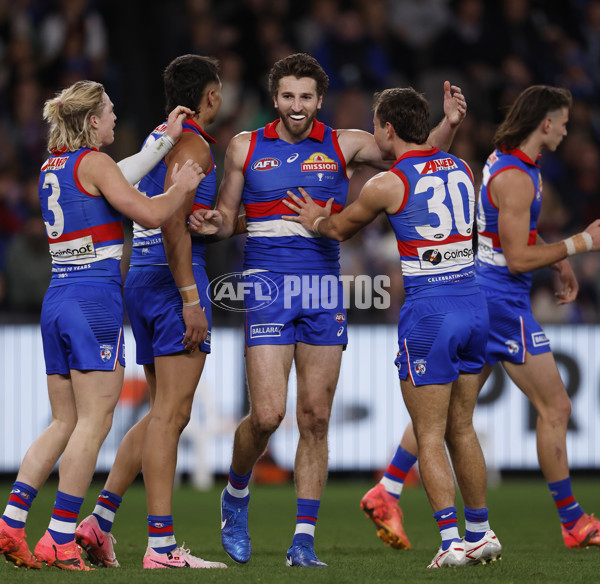 AFL 2024 Round 21 - Footscray v Melbourne - A-52452379