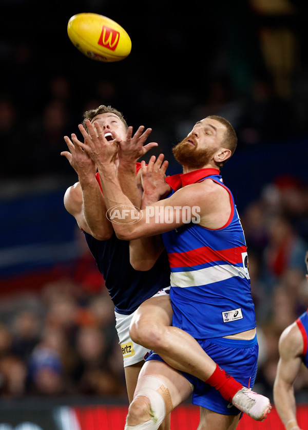 AFL 2024 Round 21 - Footscray v Melbourne - A-52452410