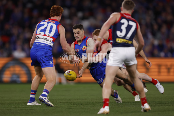 AFL 2024 Round 21 - Footscray v Melbourne - A-52452426