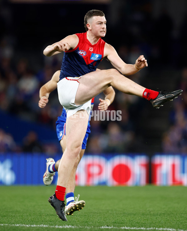 AFL 2024 Round 21 - Footscray v Melbourne - A-52454563