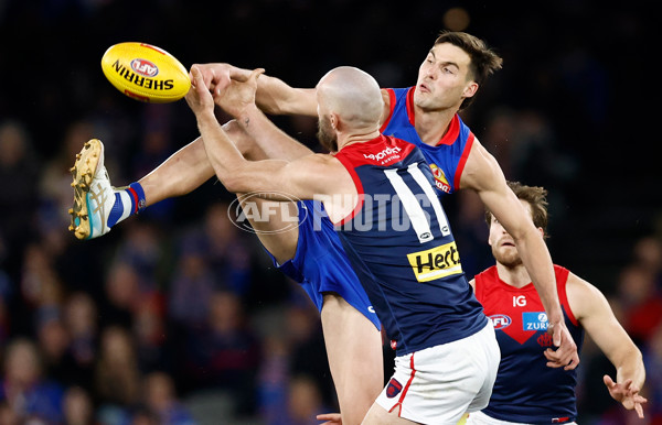 AFL 2024 Round 21 - Footscray v Melbourne - A-52454564