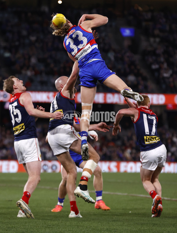 AFL 2024 Round 21 - Footscray v Melbourne - A-52454611