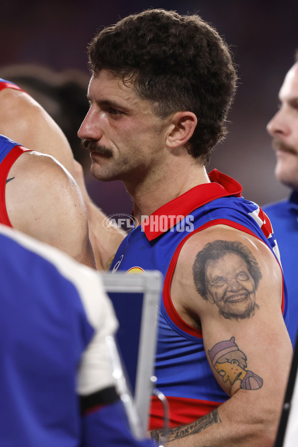 AFL 2024 Round 21 - Footscray v Melbourne - A-52454621