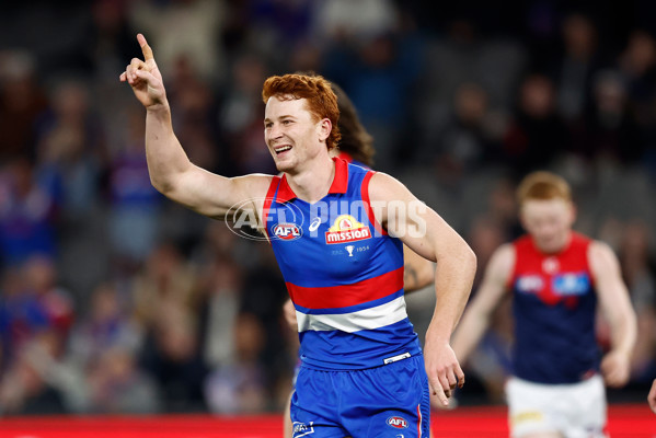 AFL 2024 Round 21 - Footscray v Melbourne - A-52454628