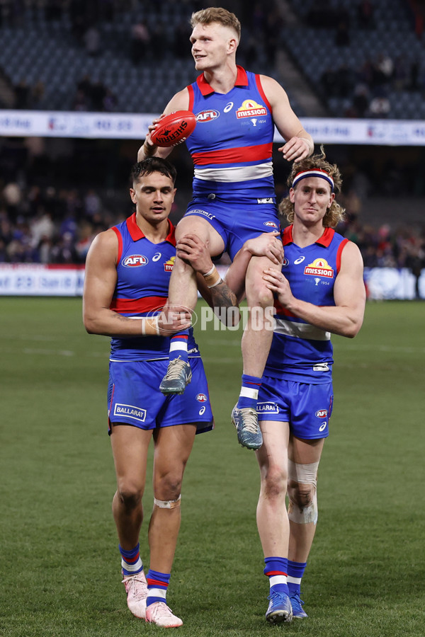 AFL 2024 Round 21 - Footscray v Melbourne - A-52457043