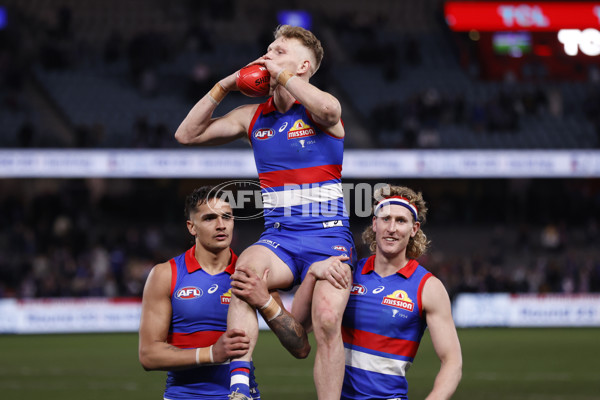 AFL 2024 Round 21 - Footscray v Melbourne - A-52457045