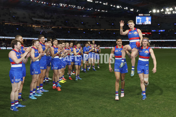 AFL 2024 Round 21 - Footscray v Melbourne - A-52457046