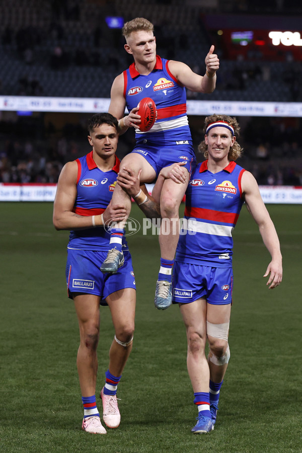 AFL 2024 Round 21 - Footscray v Melbourne - A-52457047