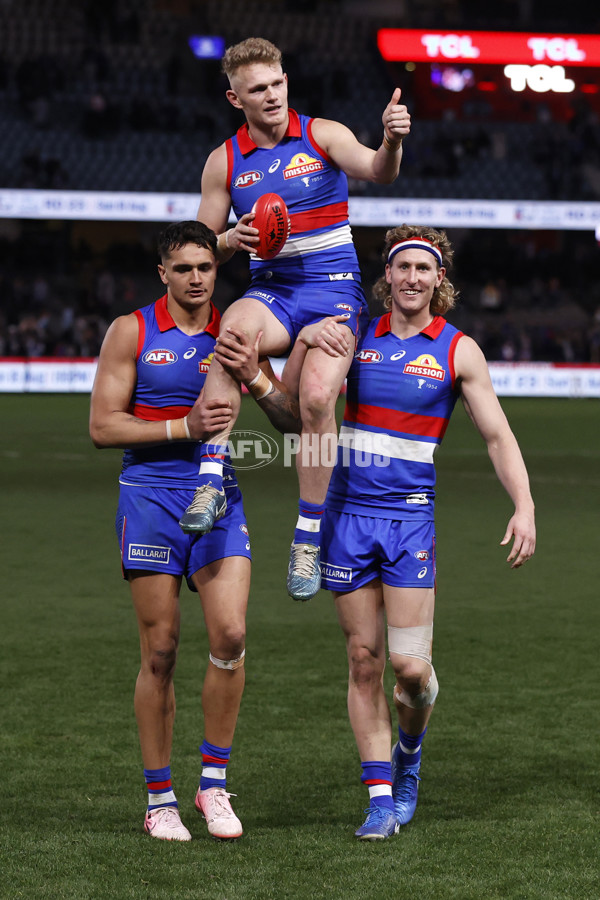 AFL 2024 Round 21 - Footscray v Melbourne - A-52457055