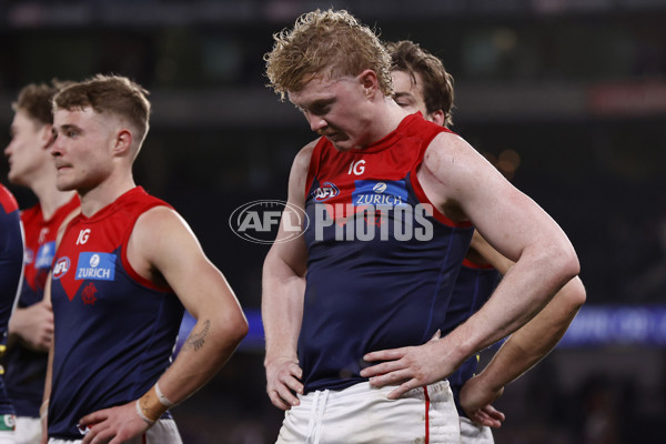 AFL 2024 Round 21 - Footscray v Melbourne - A-52457062