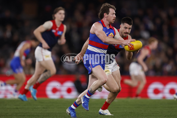 AFL 2024 Round 21 - Footscray v Melbourne - A-52457687