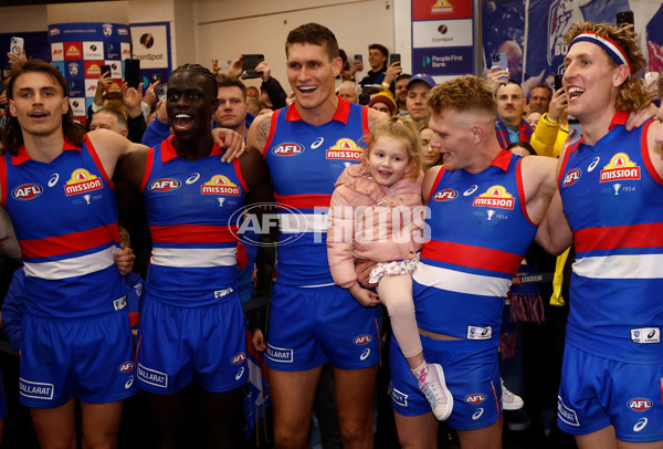 AFL 2024 Round 21 - Footscray v Melbourne - A-52457775