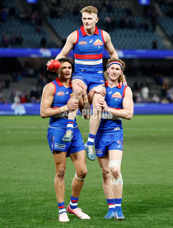 AFL 2024 Round 21 - Footscray v Melbourne - A-52457776