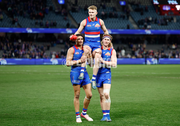 AFL 2024 Round 21 - Footscray v Melbourne - A-52457778