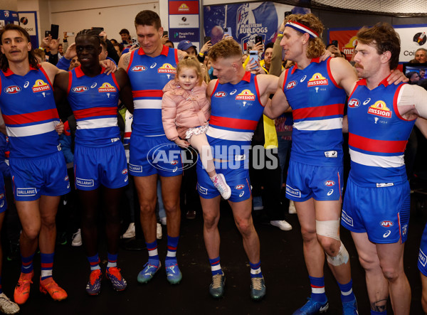 AFL 2024 Round 21 - Footscray v Melbourne - A-52457780