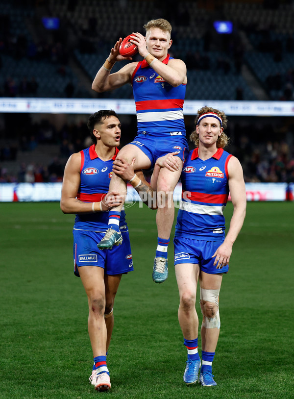 AFL 2024 Round 21 - Footscray v Melbourne - A-52457783