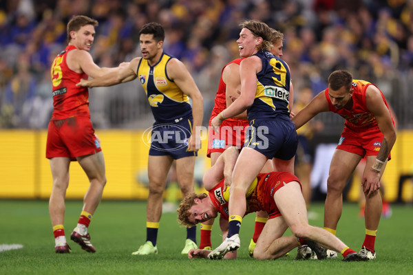 AFL 2024 Round 21 - West Coast v Gold Coast - A-52459472