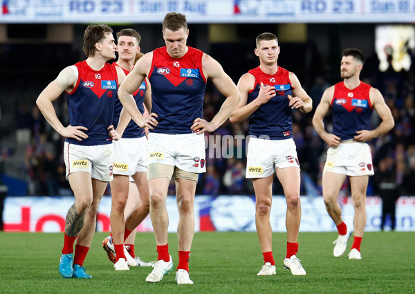 AFL 2024 Round 21 - Footscray v Melbourne - A-52459475