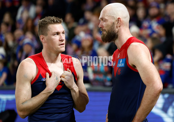 AFL 2024 Round 21 - Footscray v Melbourne - A-52459477