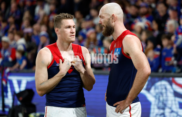 AFL 2024 Round 21 - Footscray v Melbourne - A-52459479