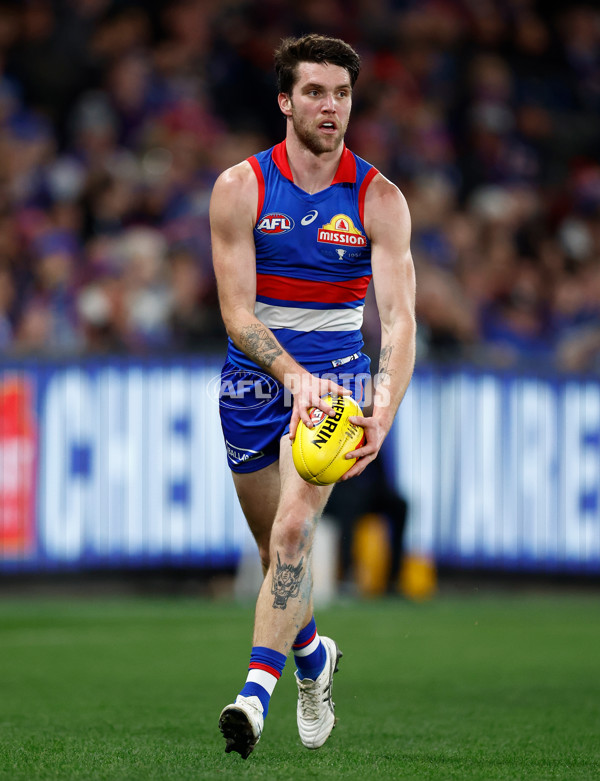 AFL 2024 Round 21 - Footscray v Melbourne - A-52459494