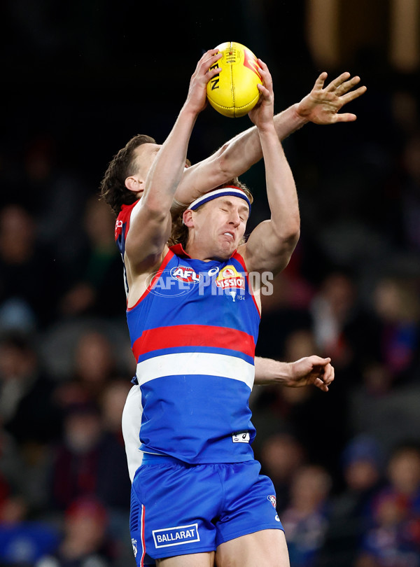 AFL 2024 Round 21 - Footscray v Melbourne - A-52459496