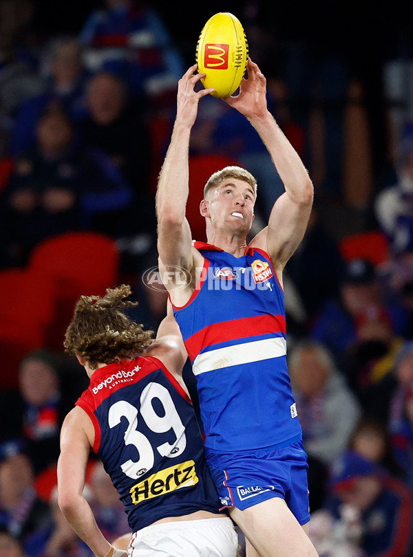 AFL 2024 Round 21 - Footscray v Melbourne - A-52460568