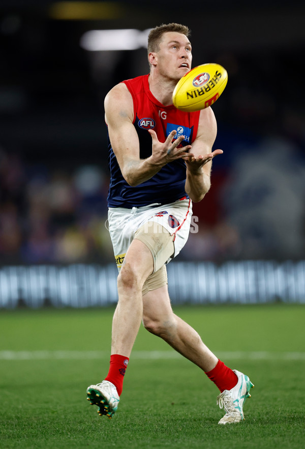 AFL 2024 Round 21 - Footscray v Melbourne - A-52460569