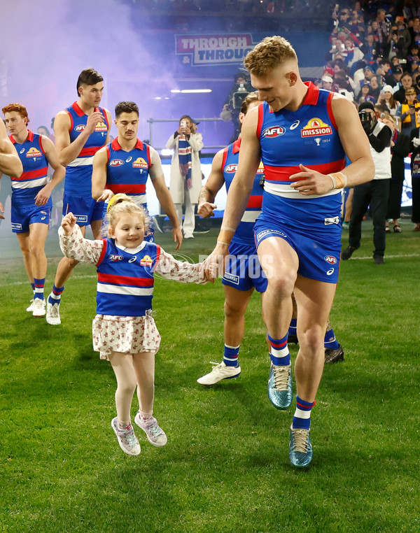 AFL 2024 Round 21 - Footscray v Melbourne - A-52460608