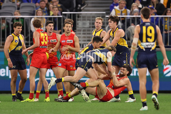 AFL 2024 Round 21 - West Coast v Gold Coast - A-52462069