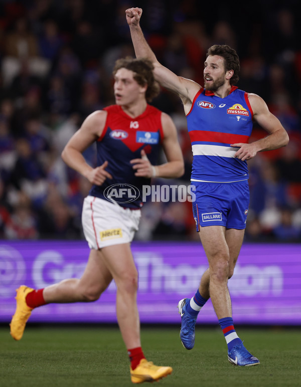 AFL 2024 Round 21 - Footscray v Melbourne - A-52462094