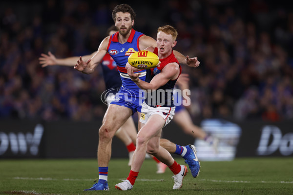 AFL 2024 Round 21 - Footscray v Melbourne - A-52462777