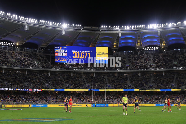 AFL 2024 Round 21 - West Coast v Gold Coast - A-52464657