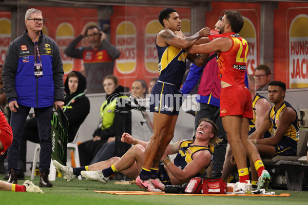 AFL 2024 Round 21 - West Coast v Gold Coast - A-52465444