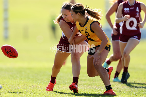 Marsh AFL National Championships U18 Girls 2024 - Western Australia v Queensland - A-52470701