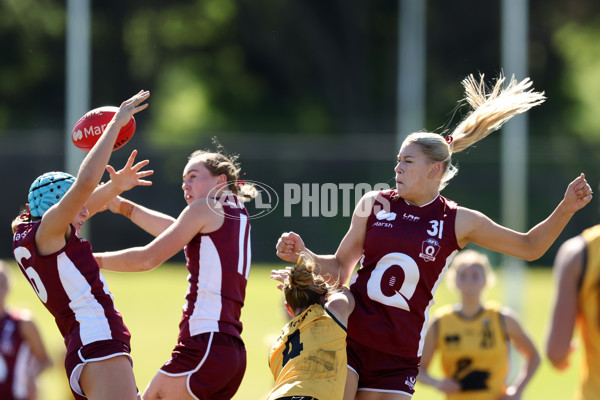 Marsh AFL National Championships U18 Girls 2024 - Western Australia v Queensland - A-52470702