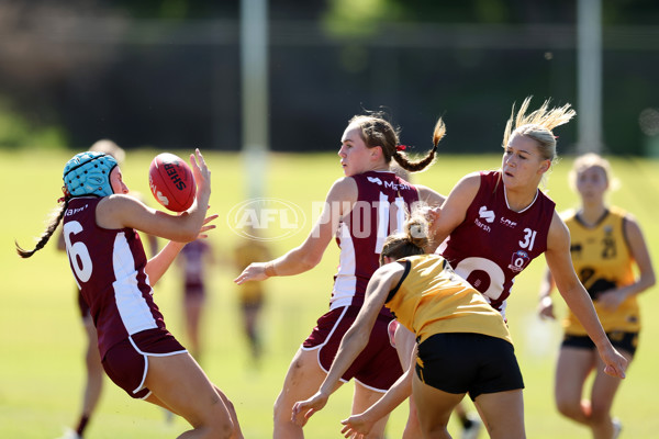 Marsh AFL National Championships U18 Girls 2024 - Western Australia v Queensland - A-52472544