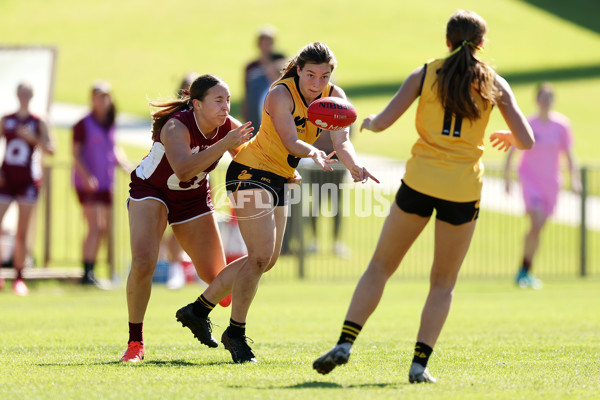 Marsh AFL National Championships U18 Girls 2024 - Western Australia v Queensland - A-52472572