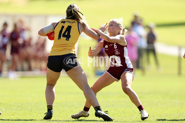 Marsh AFL National Championships U18 Girls 2024 - Western Australia v Queensland - A-52472591