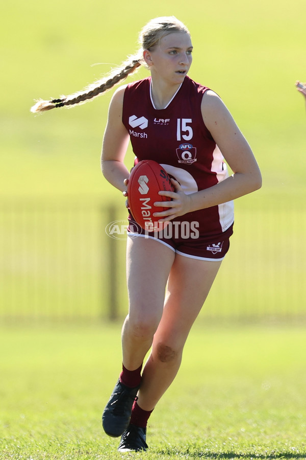 Marsh AFL National Championships U18 Girls 2024 - Western Australia v Queensland - A-52478230