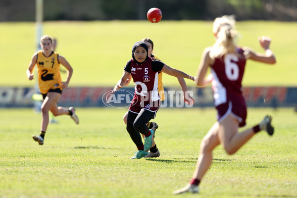 Marsh AFL National Championships U18 Girls 2024 - Western Australia v Queensland - A-52478516