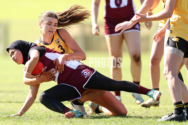 Marsh AFL National Championships U18 Girls 2024 - Western Australia v Queensland - A-52478573