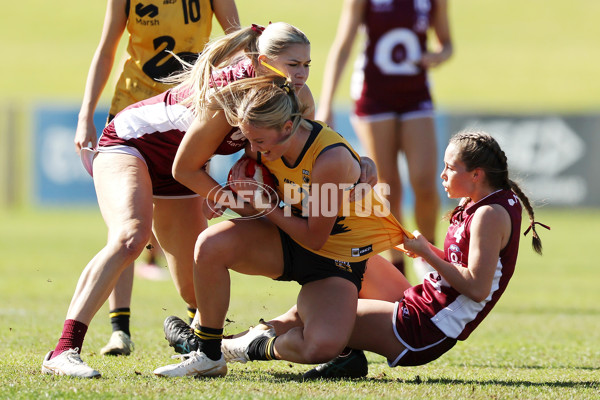 Marsh AFL National Championships U18 Girls 2024 - Western Australia v Queensland - A-52478586