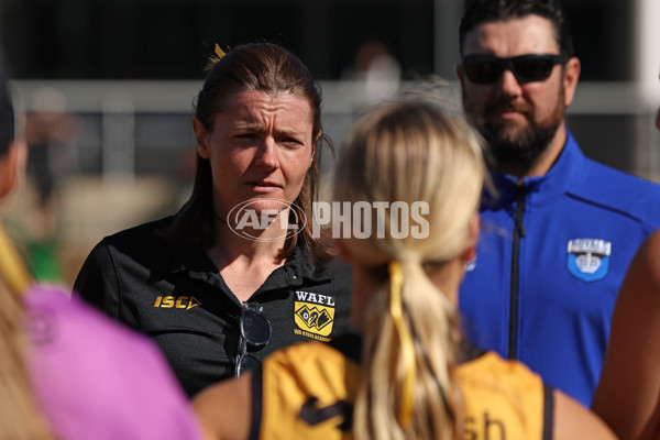 Marsh AFL National Championships U18 Girls 2024 - Western Australia v Queensland - A-52481584