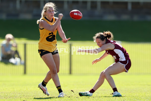 Marsh AFL National Championships U18 Girls 2024 - Western Australia v Queensland - A-52483044